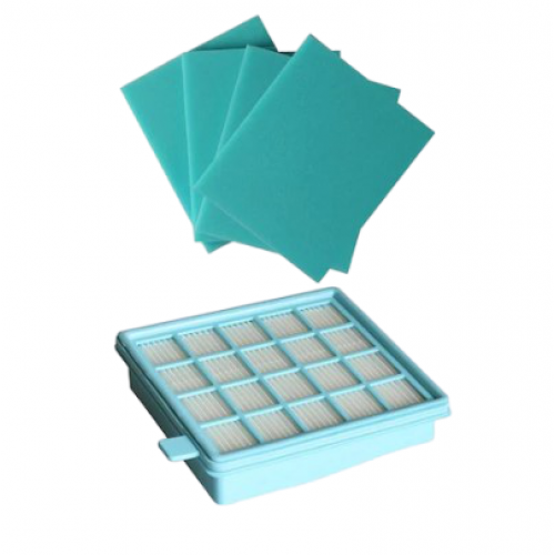 Philips FC9323 PowerPro Compact Hepa Filtre Seti + 4 Adet Sünger